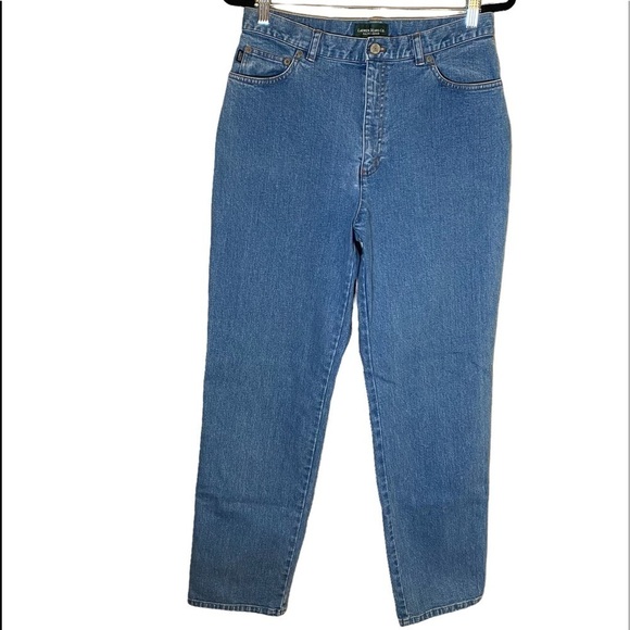 Ralph Lauren Classic High Rise Straight Leg Mom Jeans Sz 10 - Picture 1 of 11